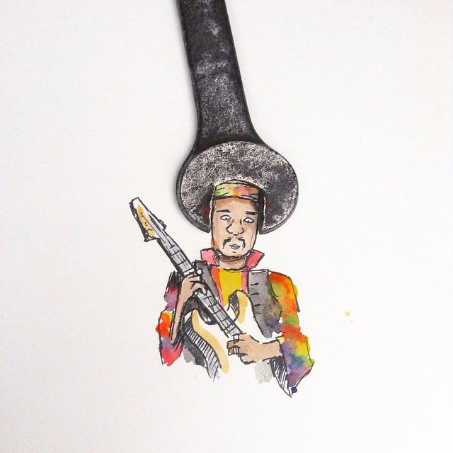 Kristián Mensa, Кристиан Менса, рисунки элементы окружающего мира, предметы быта рисунки