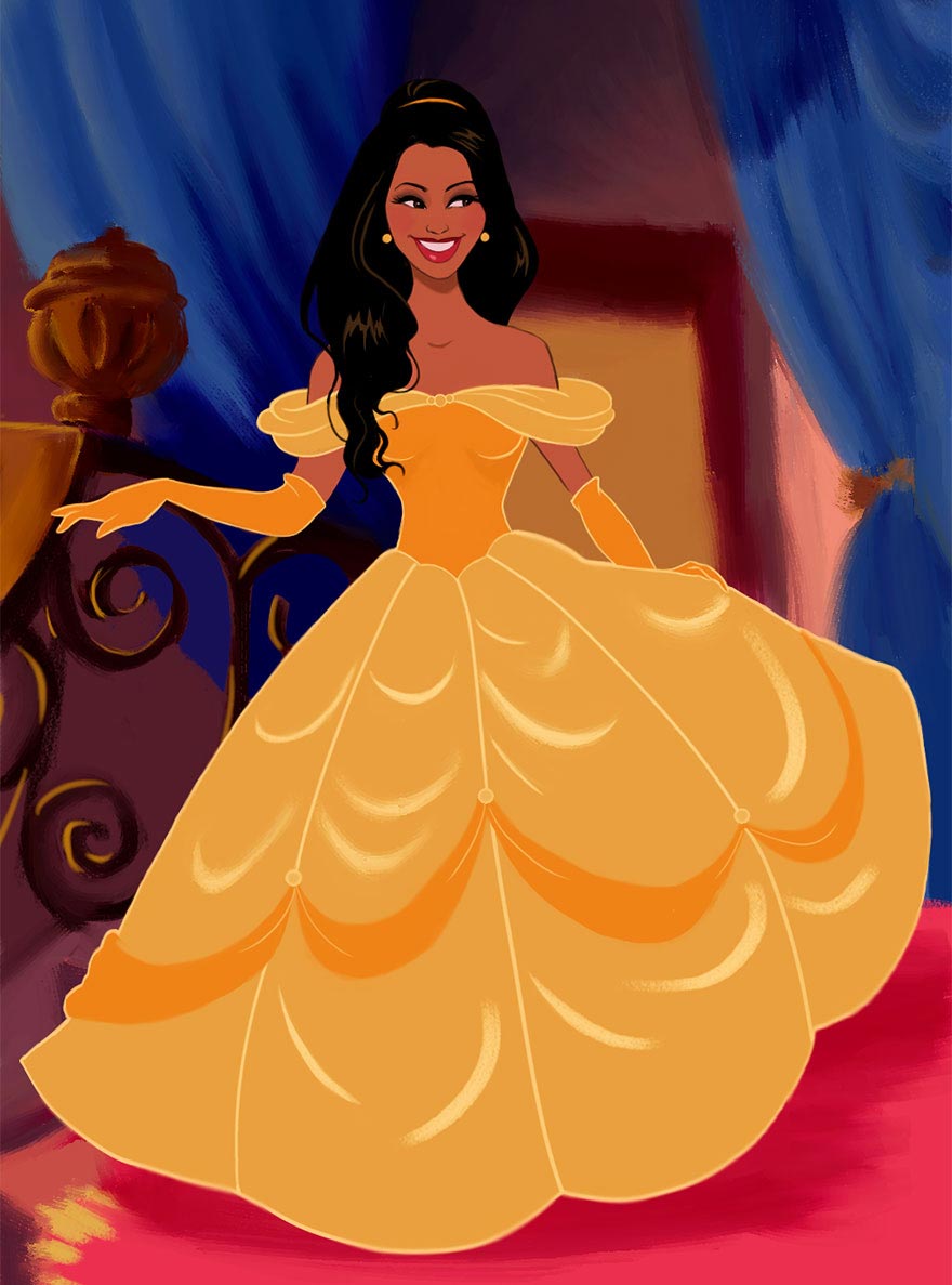 Парень превратил свою девушку в принцессу из диснеевских мультфильмов, Дилан Боннэр, Dylan Bonner 