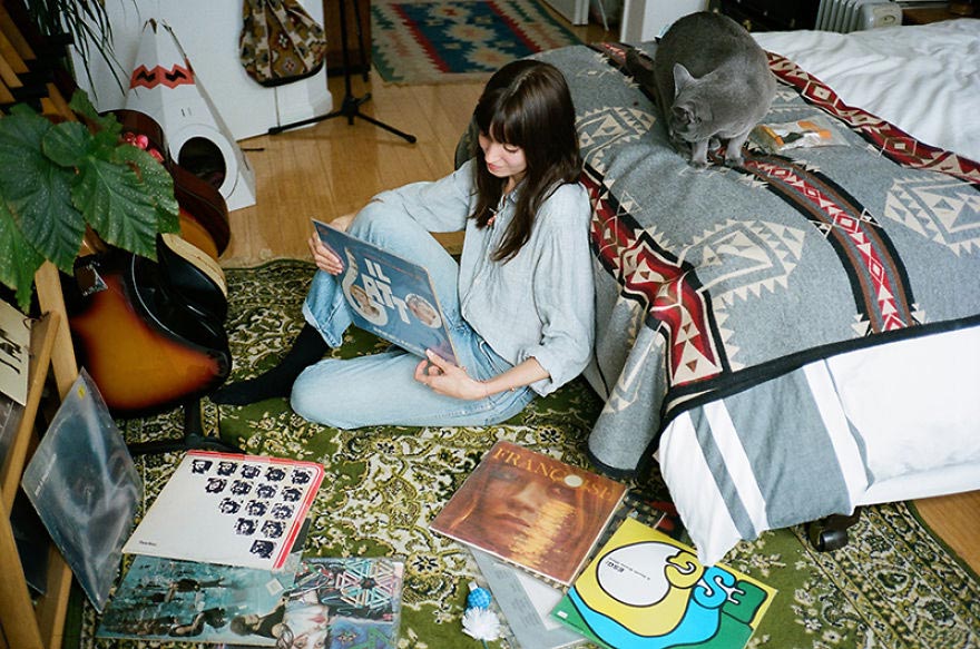 девушки и кошки, кошатницы