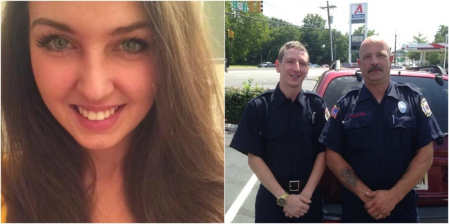 официантка принесла записку пожарным, пожарные помогли купить фургон парализованному, Лиз Вудворд, Liz Woodward