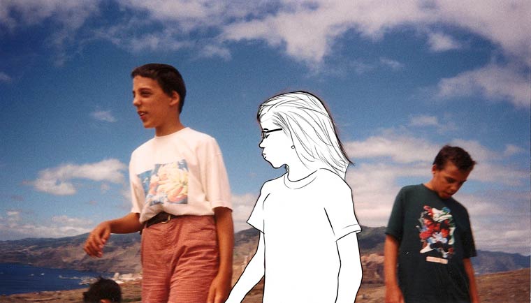 ушедшие из памяти, Faded Memory, художник стёр из старых фотогарфий друзей