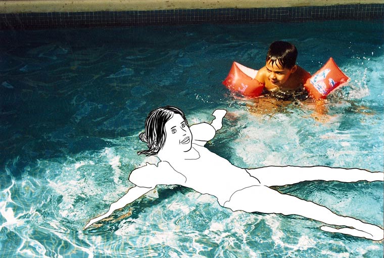 ушедшие из памяти, Faded Memory, художник стёр из старых фотогарфий друзей