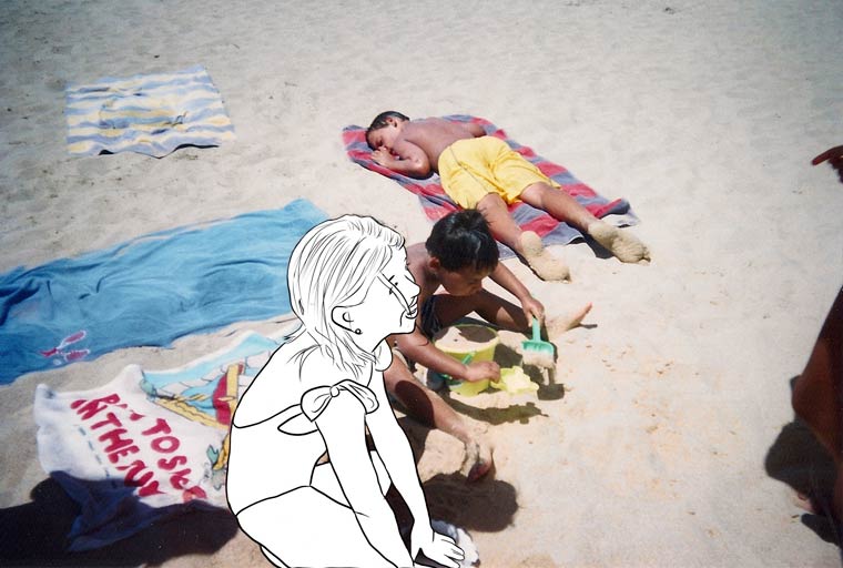 ушедшие из памяти, Faded Memory, художник стёр из старых фотогарфий друзей