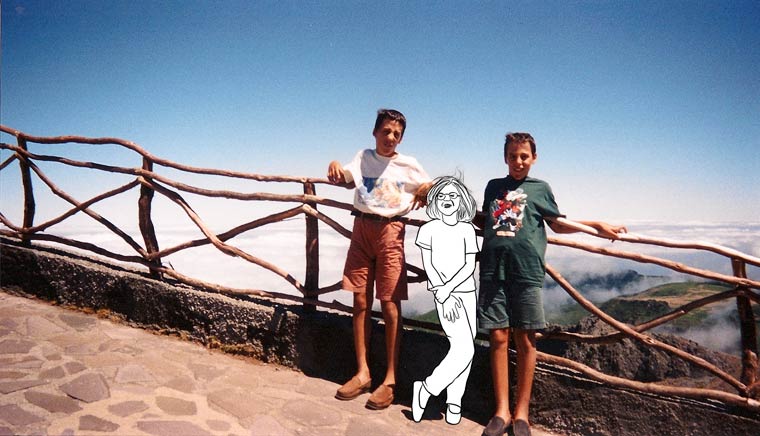 ушедшие из памяти, Faded Memory, художник стёр из старых фотогарфий друзей