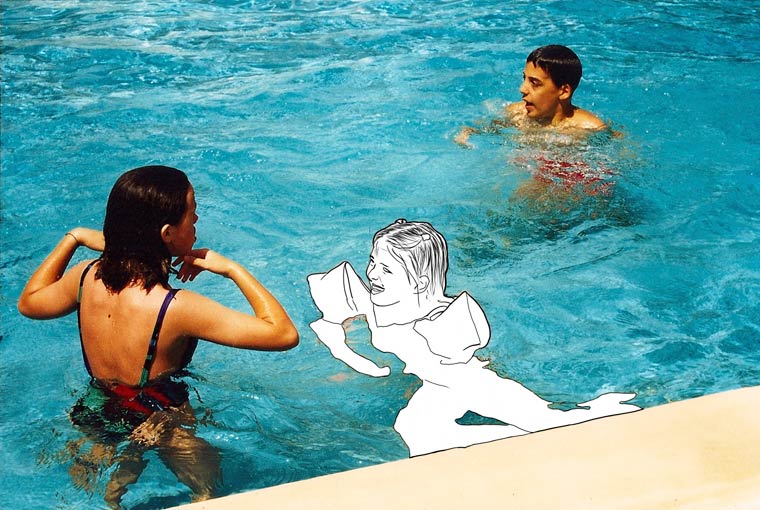 ушедшие из памяти, Faded Memory, художник стёр из старых фотогарфий друзей