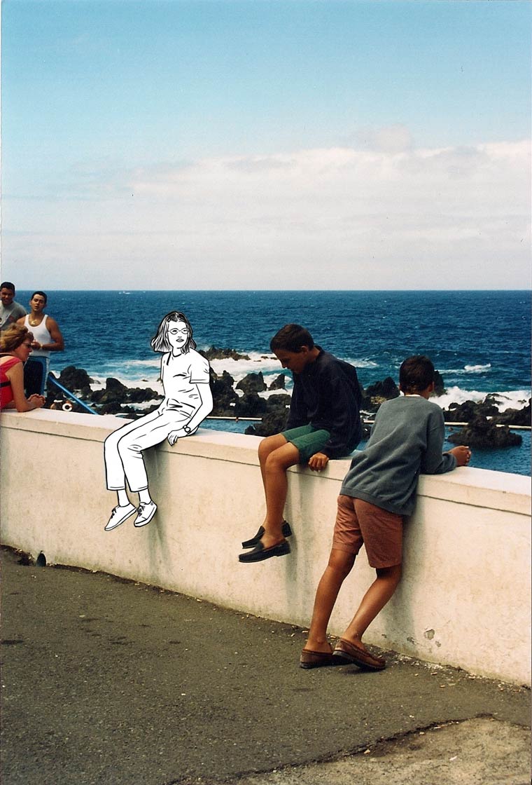 ушедшие из памяти, Faded Memory, художник стёр из старых фотогарфий друзей