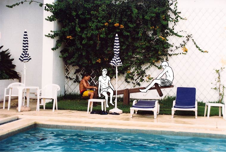 ушедшие из памяти, Faded Memory, художник стёр из старых фотогарфий друзей