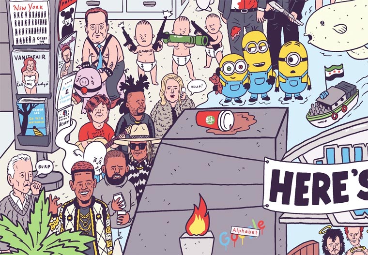 Here's to 2015!, весь 2015 в одной картинке