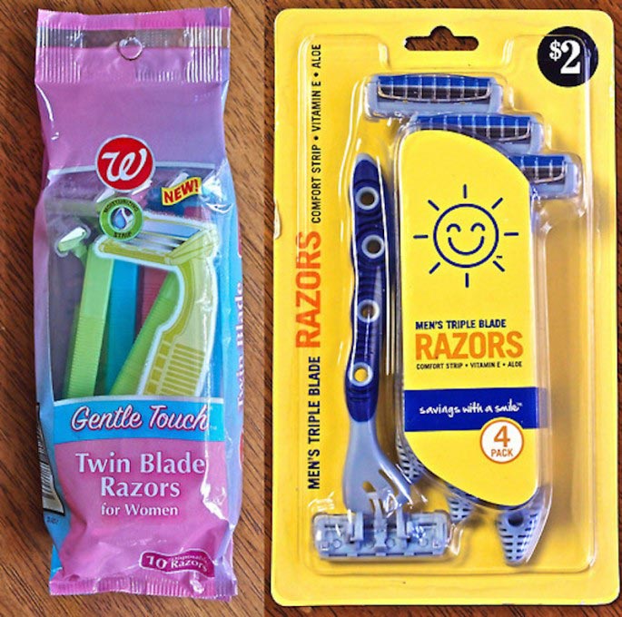 Слишком мало розового: продукты, которые по нелепым причинам были разделены на мужские и женские продукты разделенные на мужские и женские, деление продуктов на женские и мужские, женские и мужские продукты, деление продуктов по половому признаку