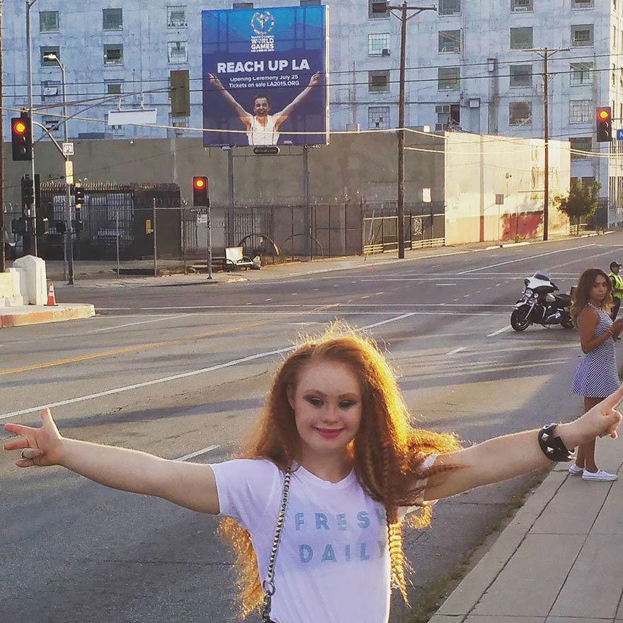 Маделин Стюарт, Madeline Stuart, модель с синдромом дауна