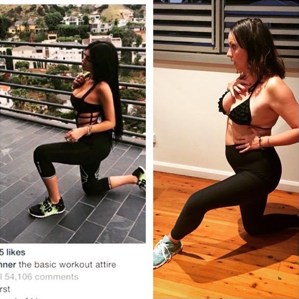 Селеста Барбер, Celeste Barber, девушка пародирует фотографии знаменитостей, девушка пародирует instagram знаменитостей