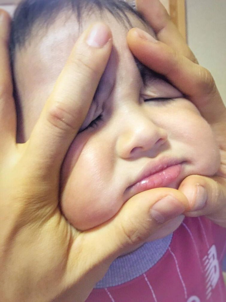 лицо мячиком, лица младенцев рисовые шарики, лица младенцев шарики из риса, RiceBallBabies