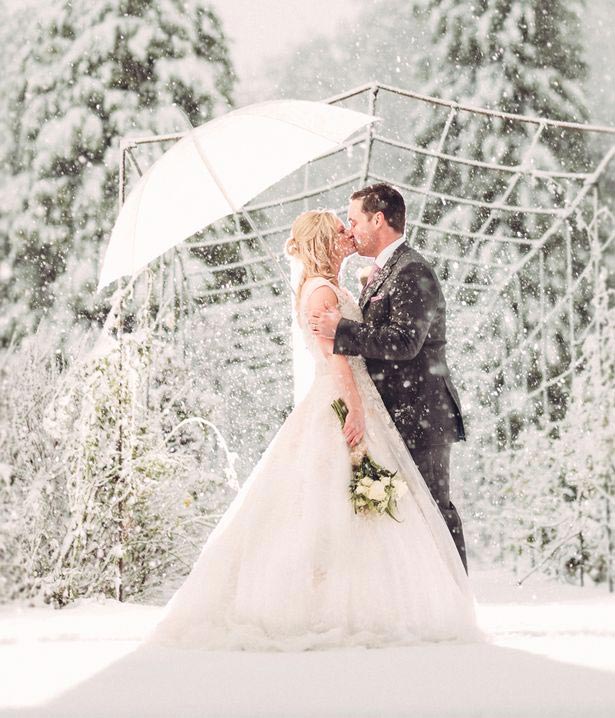 свадебная фотосессия в зимней сказке, свадебная фотосессия метель