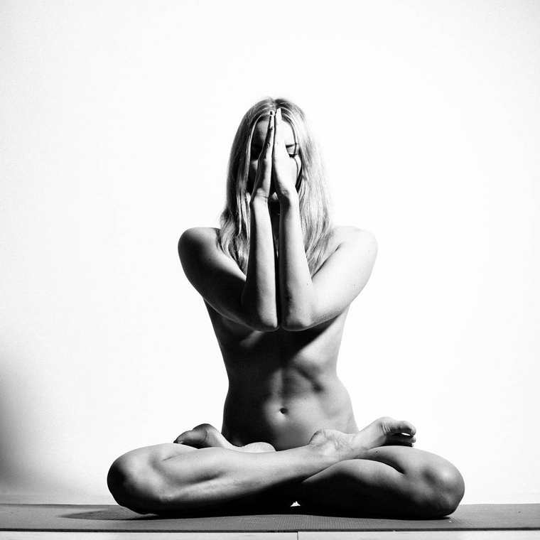 Nude yoga goddess Pure Nude