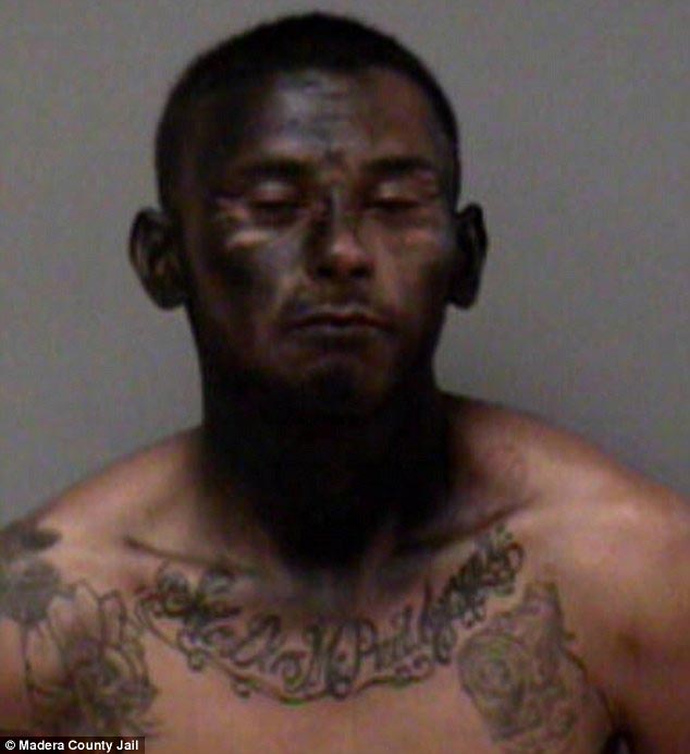 Хосе ЭспинозаJose Espinoza, покрасил голову краской, уйти от полиции покрасил голову черной краской, скрыться от полиции покрасил голову краской