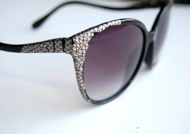 как украсить очки, идеи по украшению очков