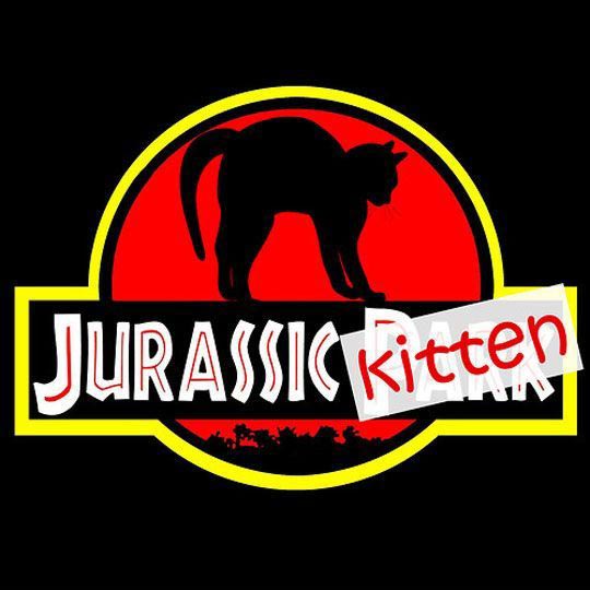 коты вместо динозавров, парк юрских котиков, кошки вместо динозавров