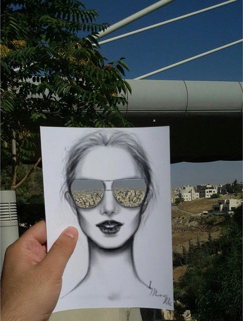 Шамех Блуви, Shamekh Bluwi, иллюстрации платьев, городские пейзажи дизайн платьев