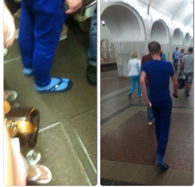 мода петербургского метро, мода метро, модники в транспорте, странные пассажиры метро 