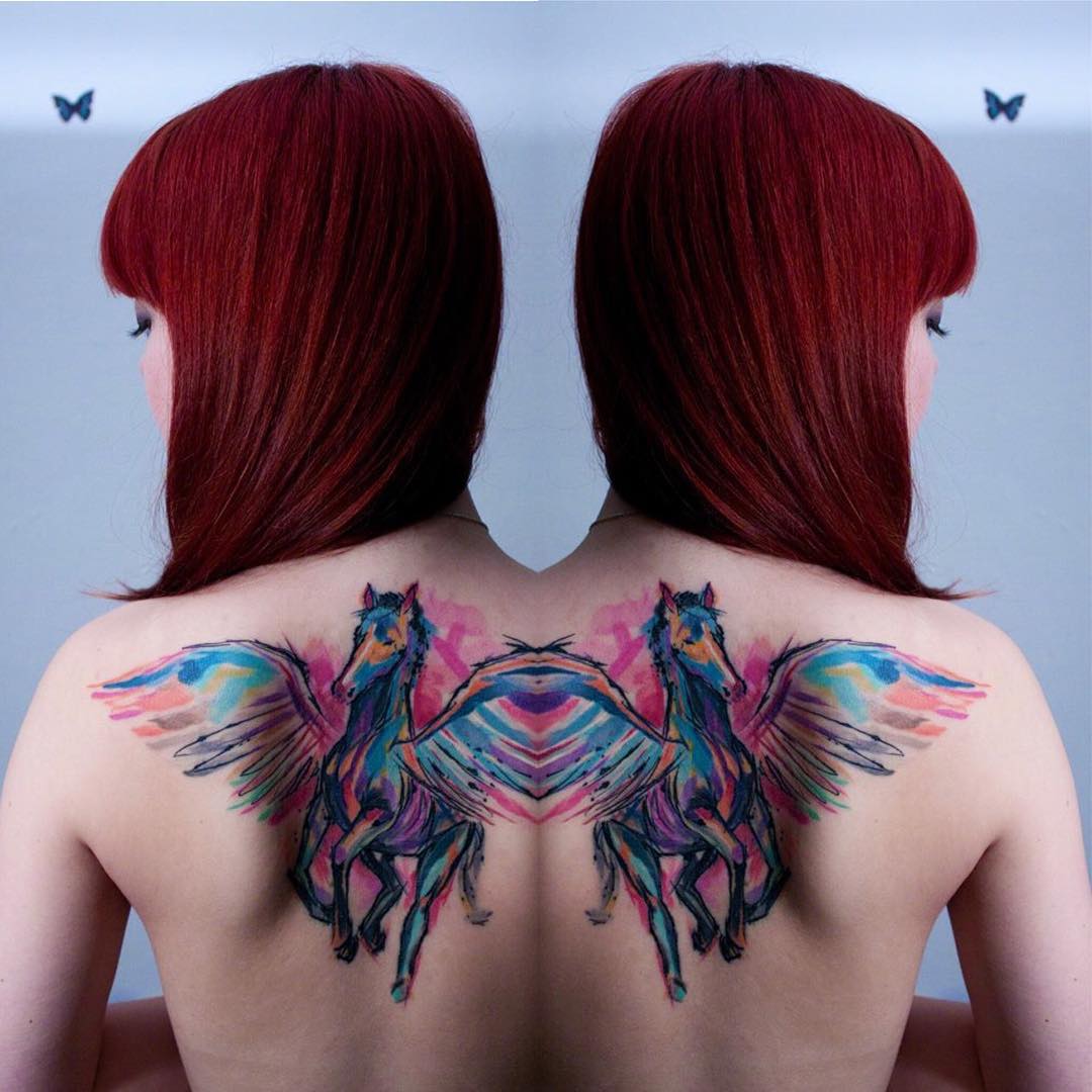 Акварельные татуировки, Ондрей Канупцик, Ondrej Konupcik