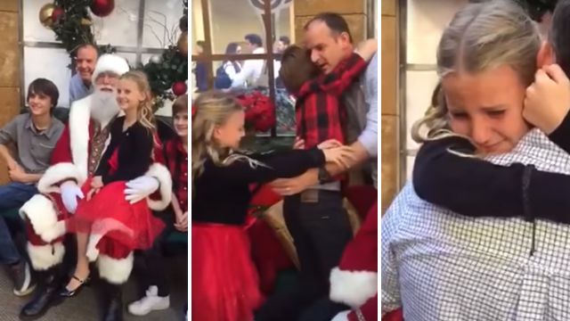 Папа зафотобомбил свою семью, зафотобомбил семью вернувшись из армии