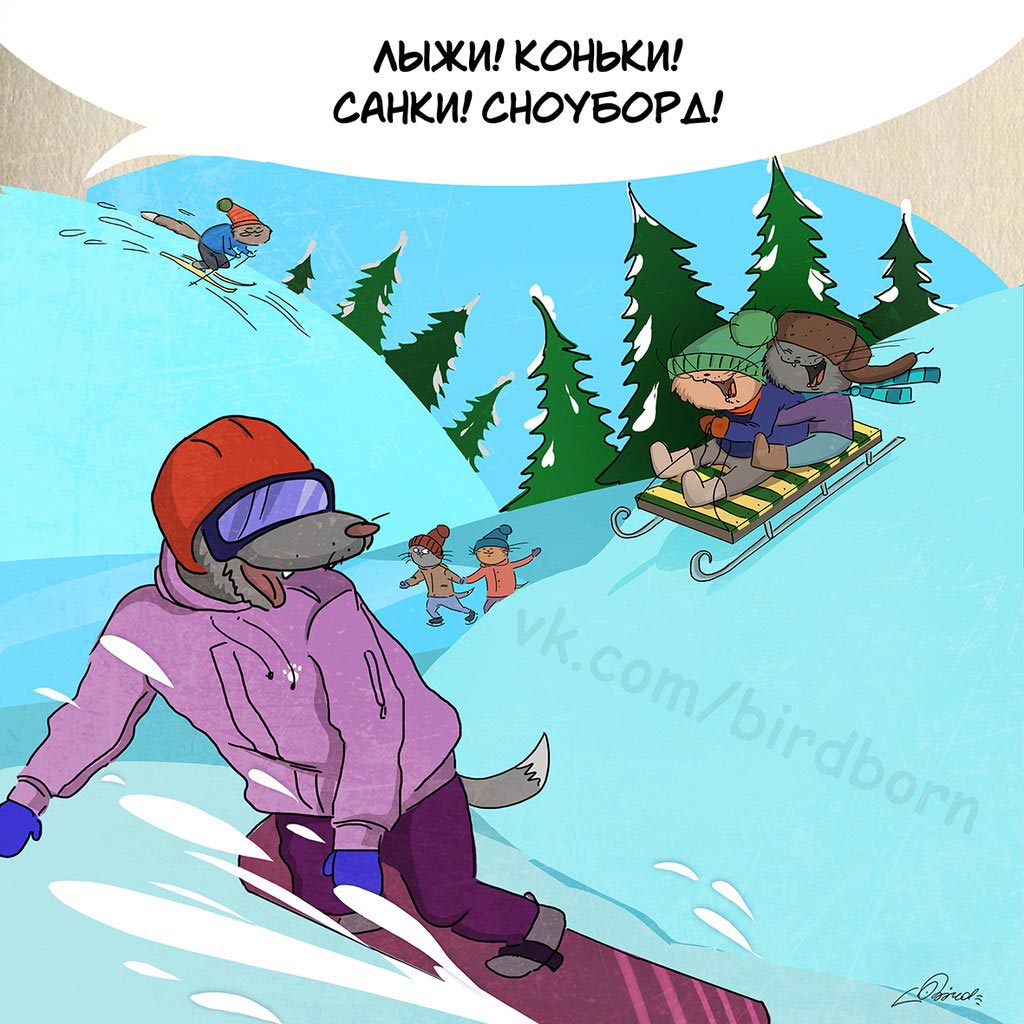 10 причин любить зиму, Bird Born