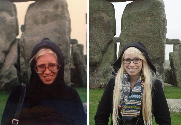 сравнительные фотографии родителей и детей, дети похожие на родителей, яблоко от яблони