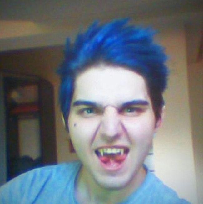 Превращение парня в демона при помощи бодимодификаций Андрей Горбатюк, превратил себя в демона при помощи бодимодификаций, бодимодификации в демона