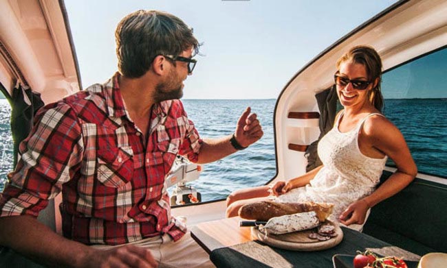 походный прицеп яхта, Sealander, прицеп-яхта, яхта прицеп Sealander