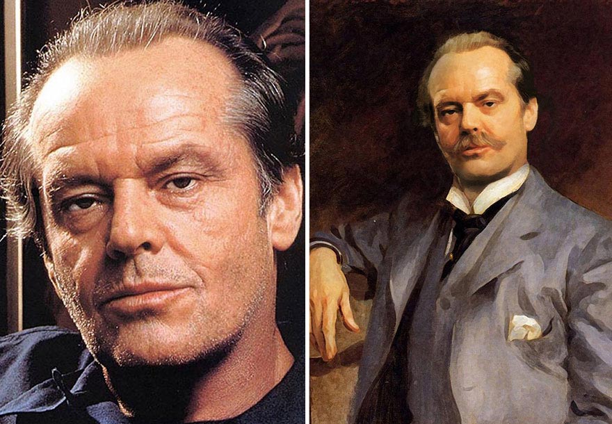 современные знаменитости в исторических картинах, Бенедикт Лакруа, Bénédicte Lacroix, Voyages dans le temps