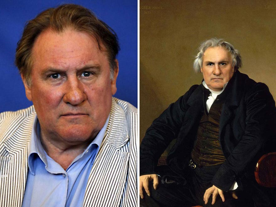 современные знаменитости в исторических картинах, Бенедикт Лакруа, Bénédicte Lacroix, Voyages dans le temps