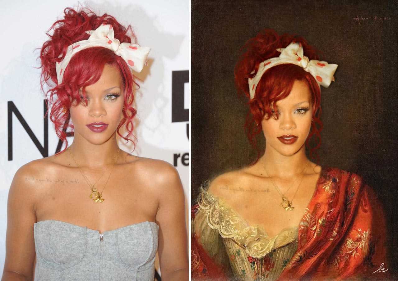 современные знаменитости в исторических картинах, Бенедикт Лакруа, Bénédicte Lacroix, Voyages dans le temps