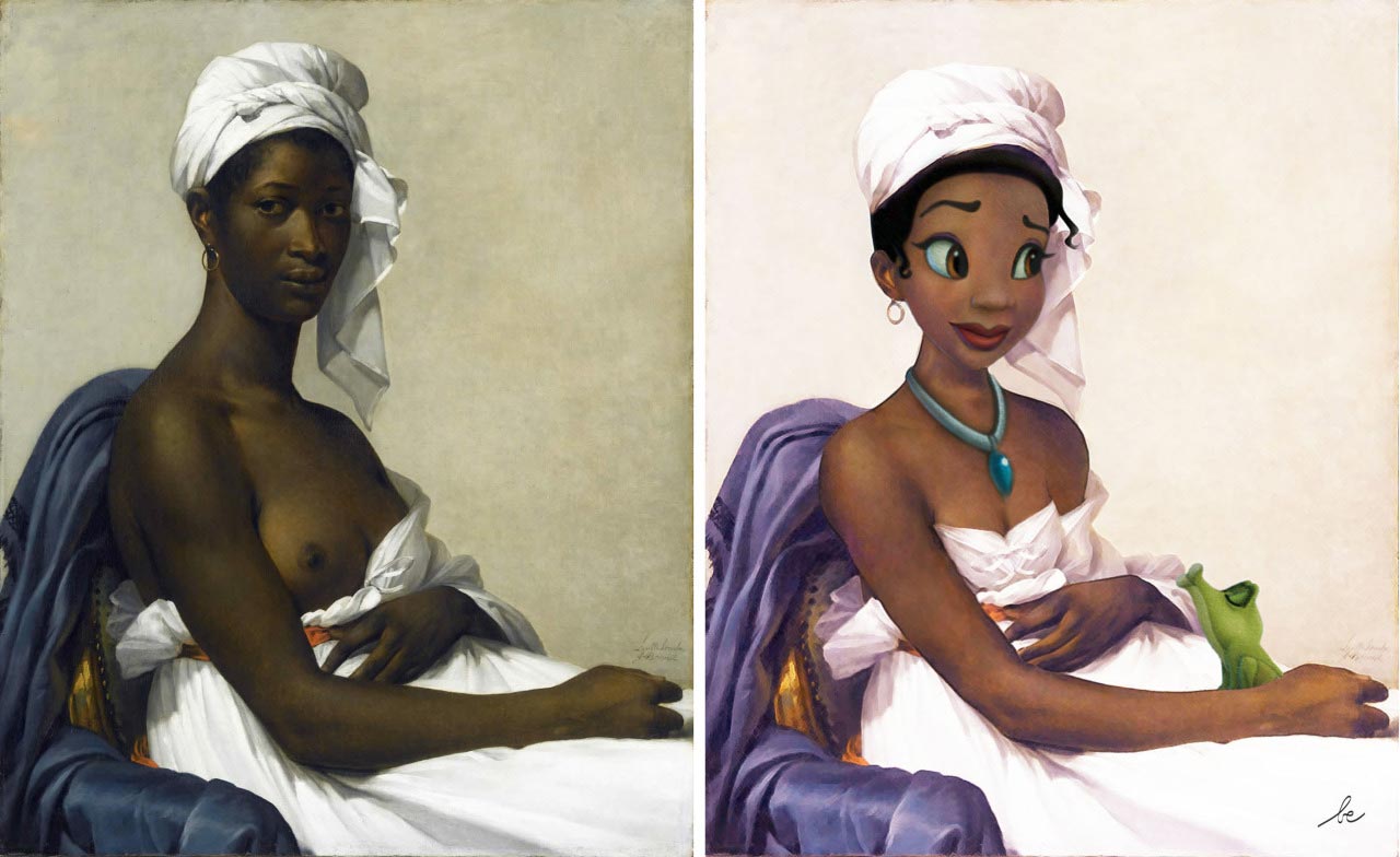 современные знаменитости в исторических картинах, Бенедикт Лакруа, Bénédicte Lacroix, Voyages dans le temps