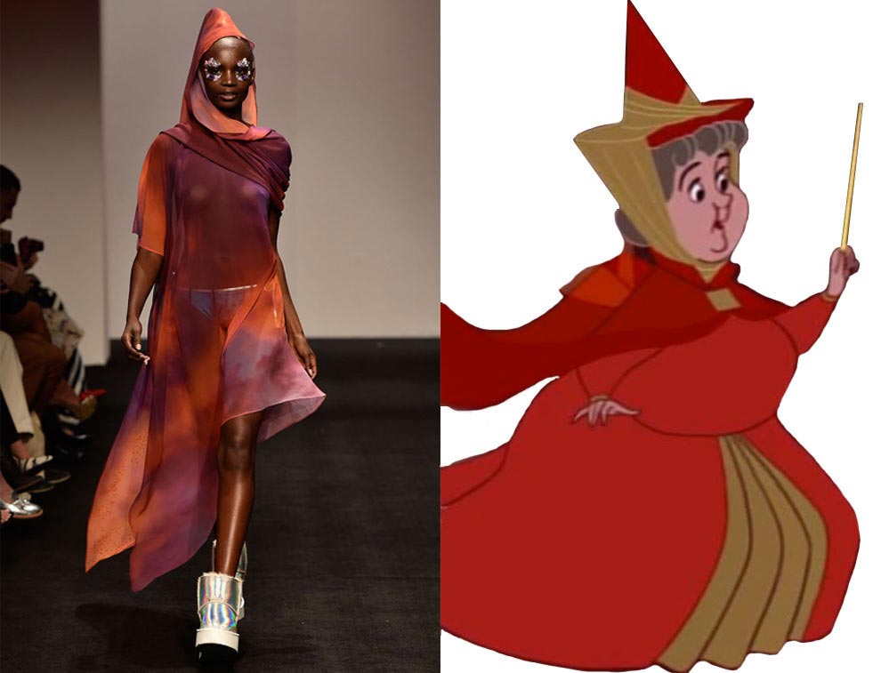 неделя моды в Сиднее, диснеевские персонажи на подиуме