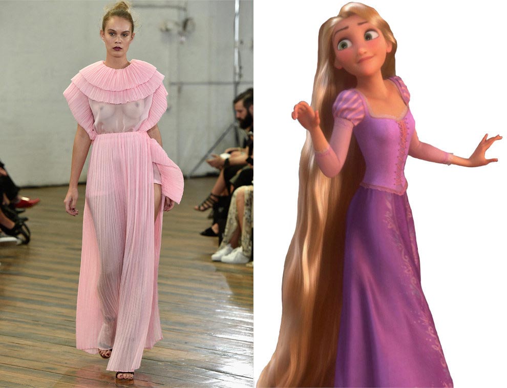 неделя моды в Сиднее, диснеевские персонажи на подиуме