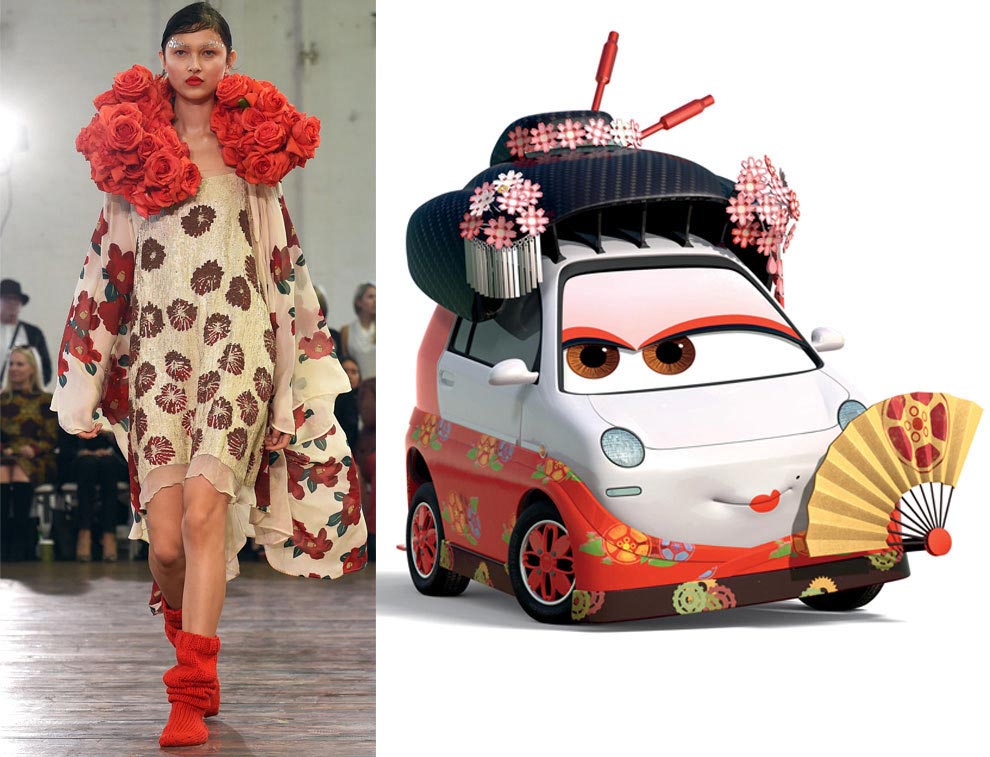 неделя моды в Сиднее, диснеевские персонажи на подиуме