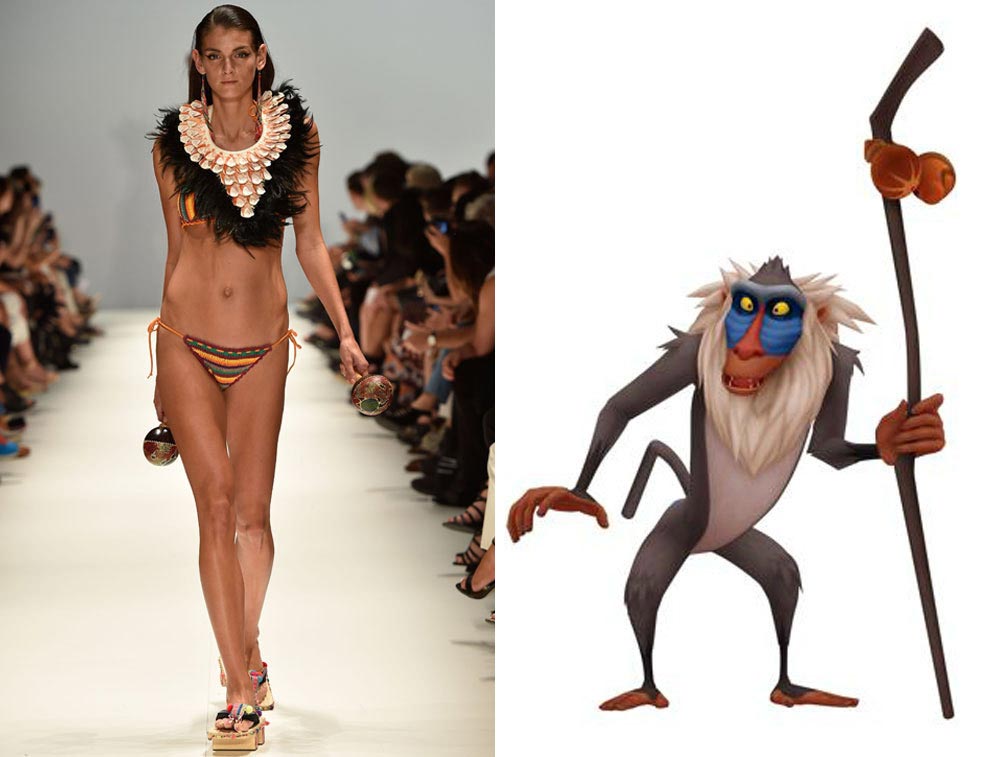 неделя моды в Сиднее, диснеевские персонажи на подиуме