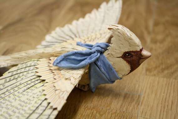 птицы из бумаги, реалистичные птицы из бумаги, Зак Маклафлин, Zack Mclaughlin