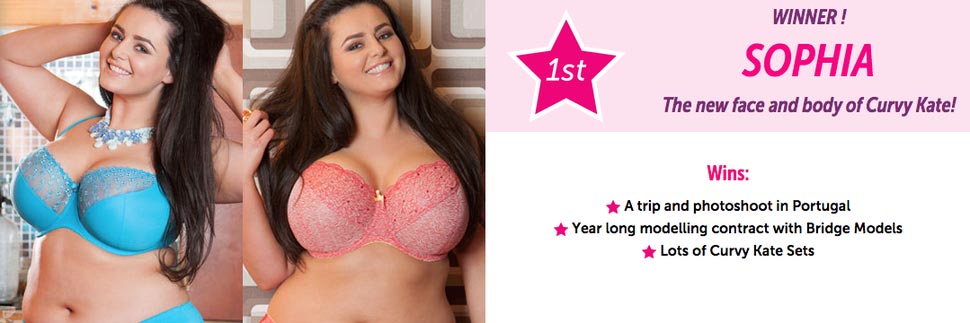 София Адамс, Sophia Adams, победительница Star In A Bra, победительница Curvy Kate, самая красивая грудь модели размера плюс