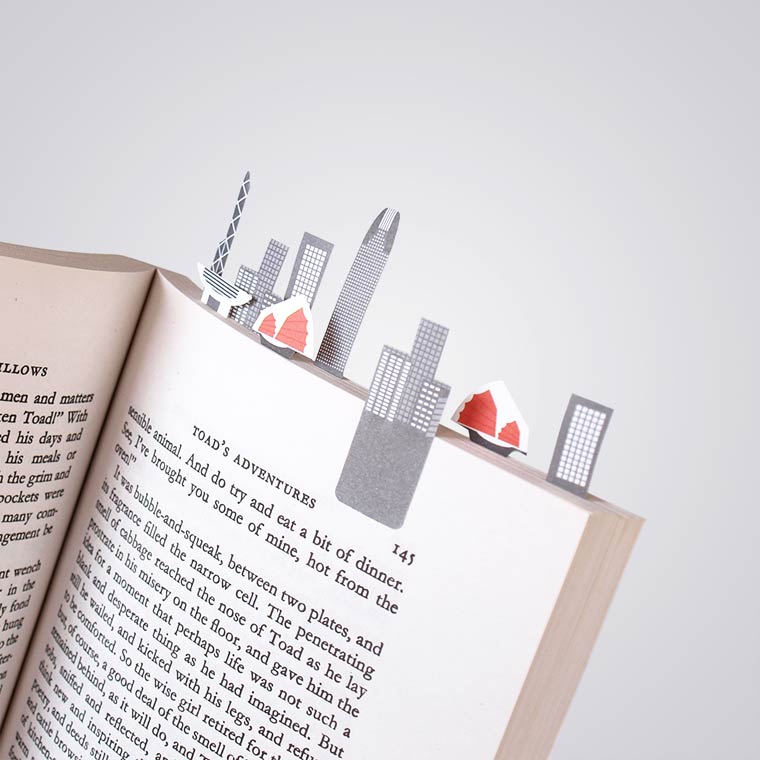 Очаровательные творческие закладки, которые выведут чтение книг на новый уровень закладки пейзажи, Дункан Шоттон, Duncan Shotton, очаровательные закладки для книг, творческие закладки