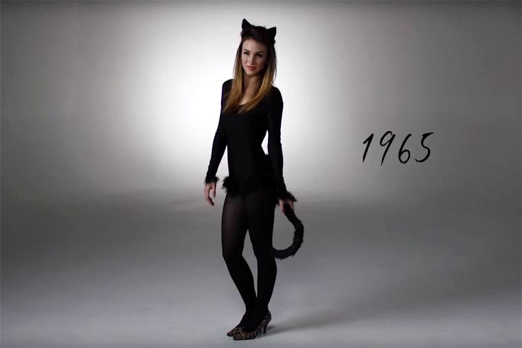 100 лет костюмов на Хэллоуин, история костюмов на Хэллоуин, эволюция костюмов на Хэллоуин