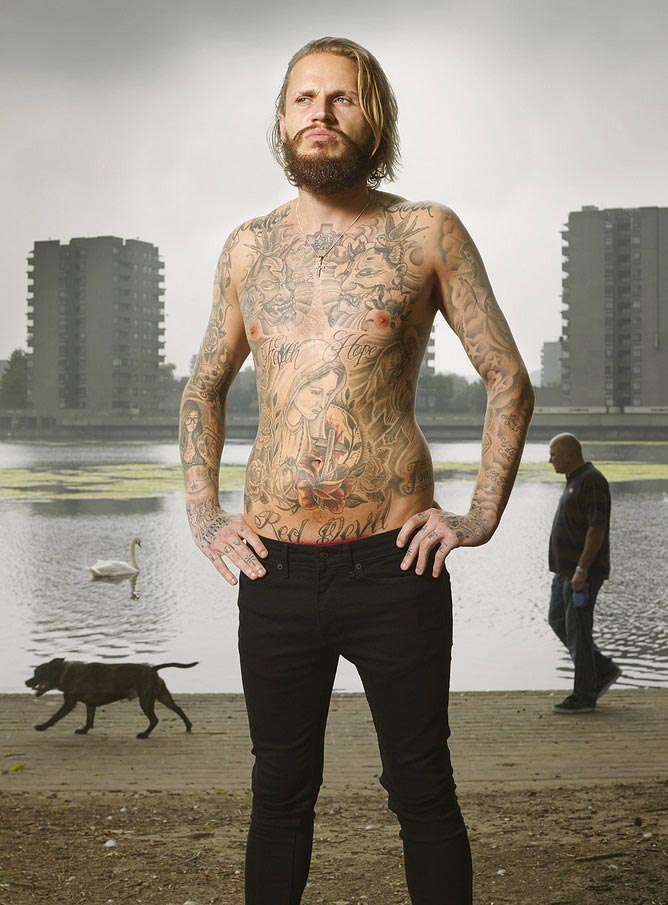 Алан Поудрил, Alan Powdrill, Covered, татуированные люди в одежде и без