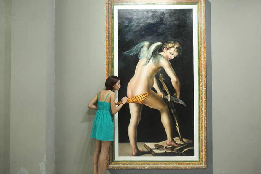 Музей с трёхмерными картинами, музей с 3D картинами, Art in Island