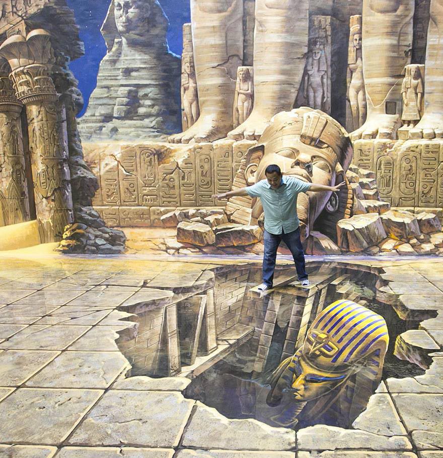 Музей с трёхмерными картинами, музей с 3D картинами, Art in Island