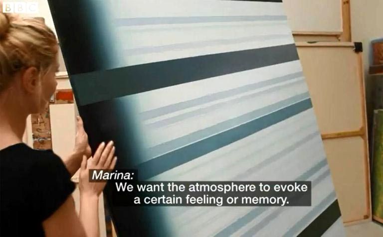 Marina and Irina Fabrizio, Марина и Ирина Фабрицио, художницы близнецы, художницы близнецы рисуют ту ж картину, художницы близнецы рисуют не говоря ни слова