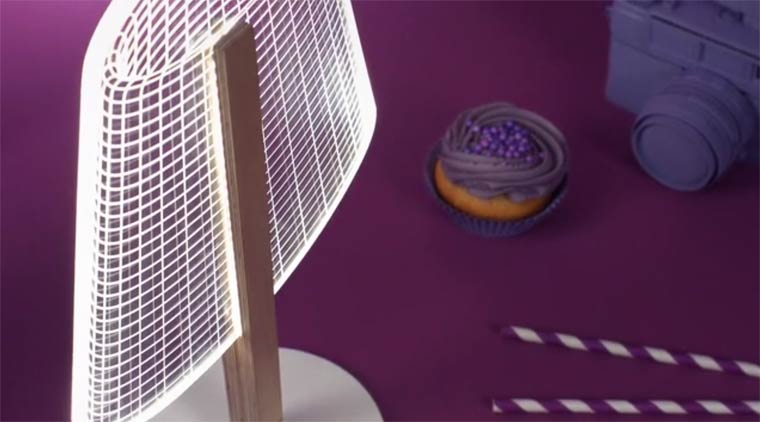 Оригинальные двухмерные светильники, которые выглядят как трехмерные лампы Bulbing 2D/3D? двухмерные лампы как трёхмерные светильники, двухмерные светильники