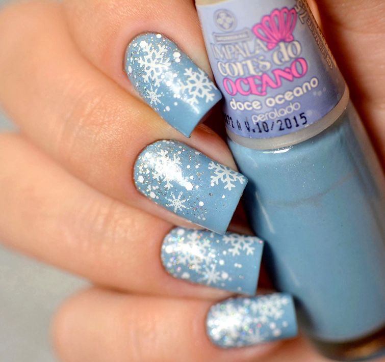 новогодний маникюр, идеи для новогоднего маникюра