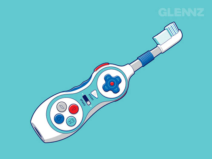 остроумные иллюстрации, Гленн Джонс, Glenn Jones, Glennz