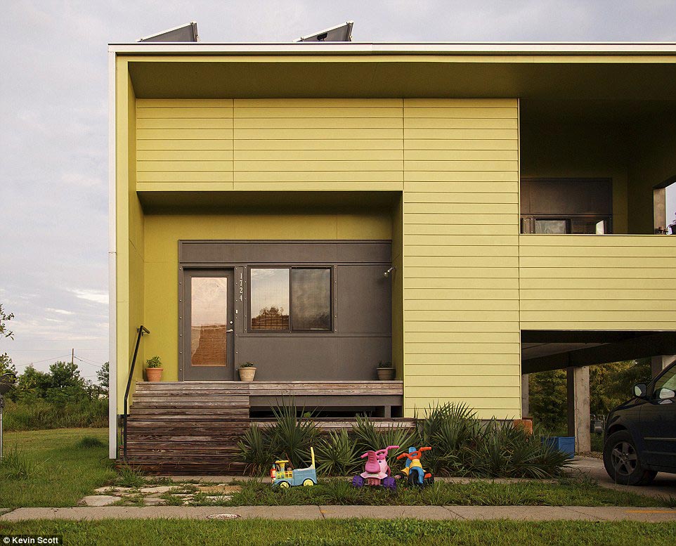 Брэд Питт построил дома, дома для жителей нового Орлеана 