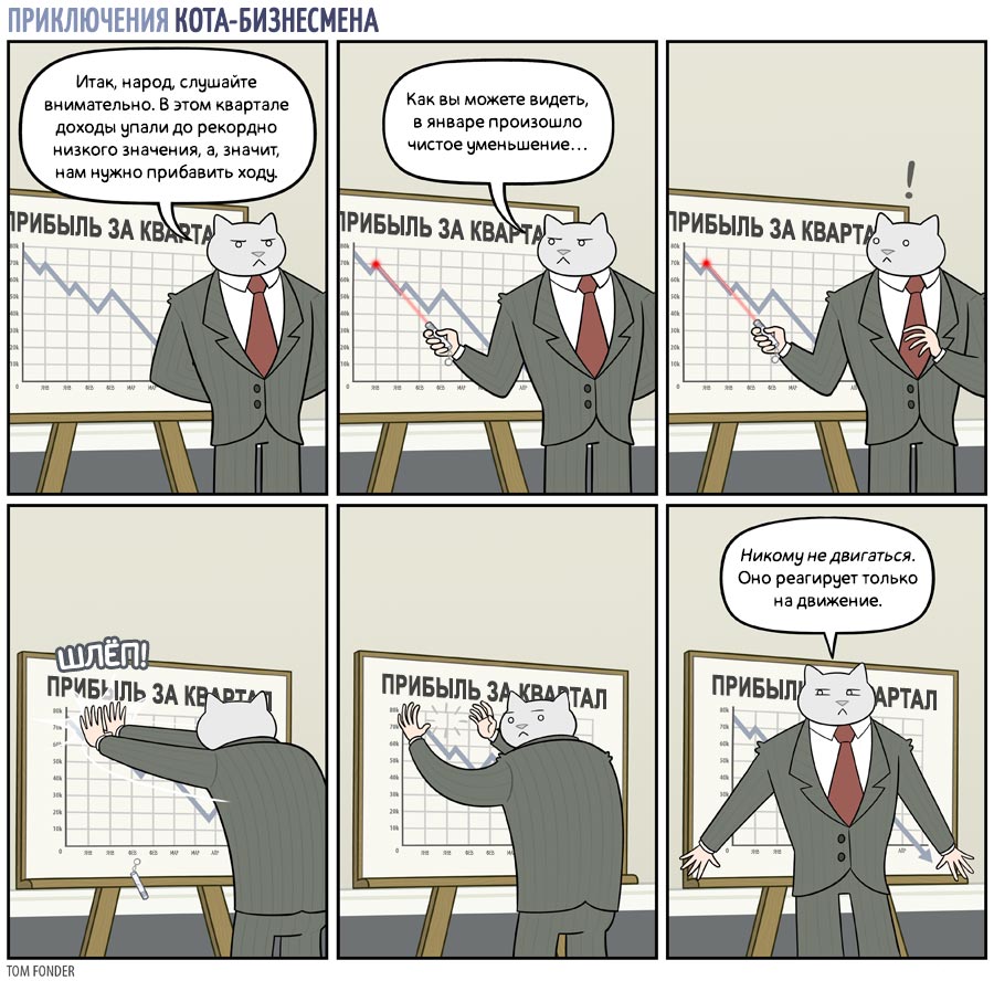 Приключения бизнес-кота, босс кот, Том фондер, Tom Fonder
